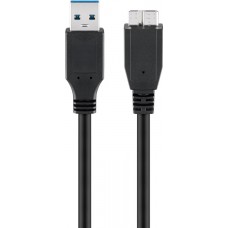 Laidas USB 3.0 - USB 3.0 micro (K-K) 0.5m Goobay